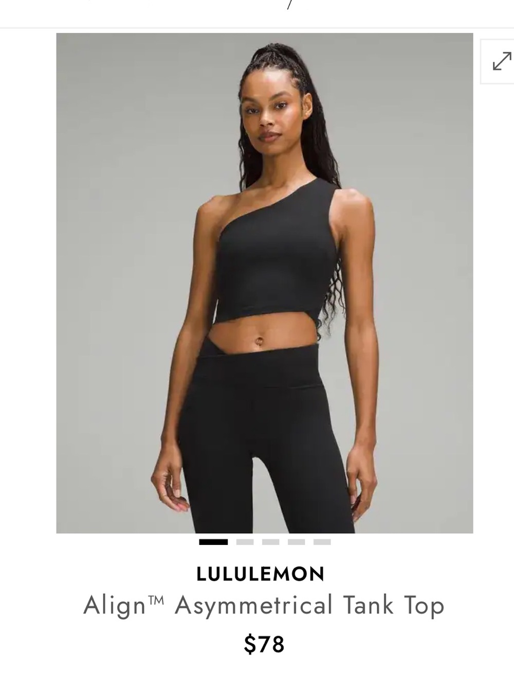 Lululemon Asymmetrical Top - Picture 5 of 5